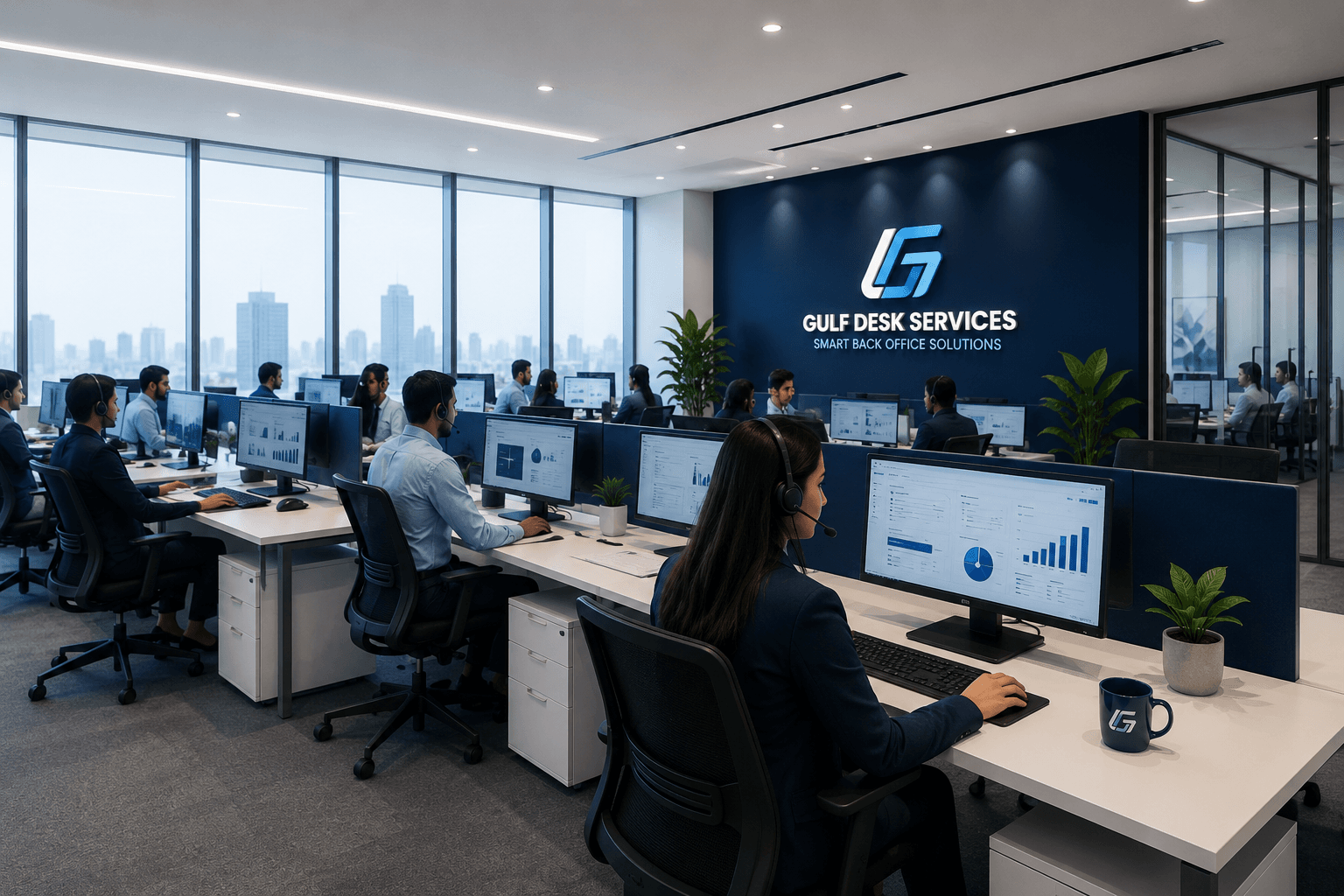 Gulf Desk Services office workspace